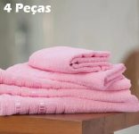 Jogo de Toalhas de Banho Atlântica Delicata – Garden 4 Peças na Magazine Luiza