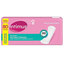 Intimus Protetor Diário Days Antibacteriana - 80 Unidades na Amazon