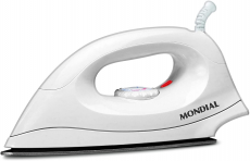 Ferro de Passar a Seco Mondial, 127V, 1000W, Branco – FSN-55-W na Amazon