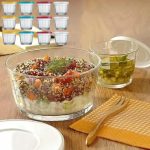 Conjunto de Tigelas com Tampa Copo Americano em Vidro 150 ml – 12 Peças na Casas Bahia