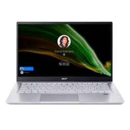 Notebook Acer Swift 3 Ryzen 7-5700U 16GB SSD 512GB AMD Radeon Graphics Tela 14" FHD W10 Teclado Retro - SF314-43-R3ZN na Acer