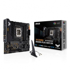 Placa-mãe Asus TUF GAMING B660M-PLUS WIFI D4 LGA 1700 B660 mATX DDR4 - 90MB1930-M0EAY0 na KaBuM!