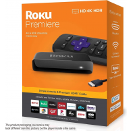 Reprodutor de Mídia Roku Premiere e Streaming na Casas Bahia