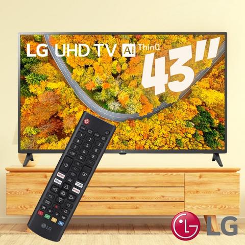 Smart TV LG 43UP7500PSF 43 Polegadas 4K UHD Preto Bivolt na Eletrum