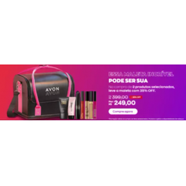 Compre 2 Produtos da Linha Avon Bbb e Ganhe 35% de Desconto na Maleta de Maquiagem 2,3kg na Avon