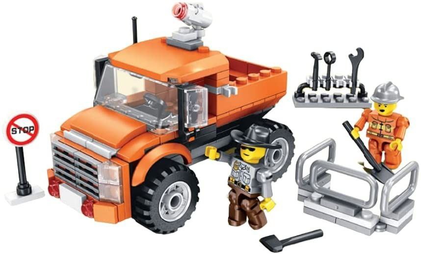 Blocos De Montar – Cidade Caminhao De Apoio – 171 Pcs – Marca Tudo na Amazon