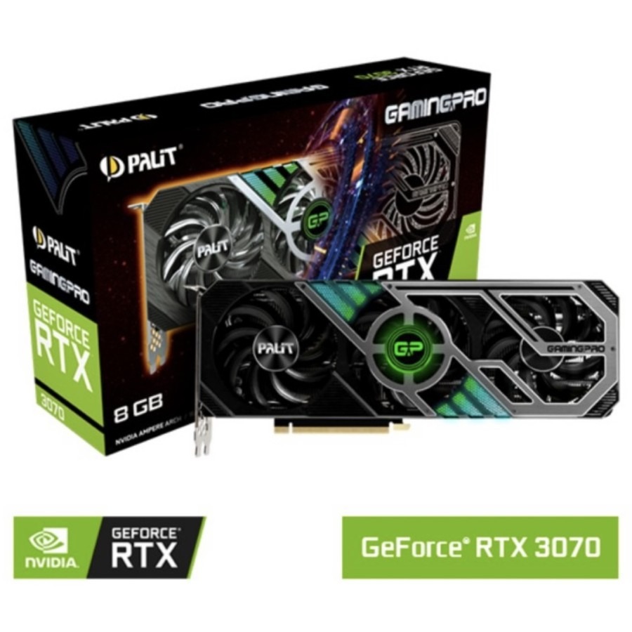 Placa de Vídeo Palit NVIDIA GeForce RTX 3070 GamingPro LHR, 8GB GDDR6, DLSS, Ray Tracing, NE63070019P2-1041A na Terabyte Shop