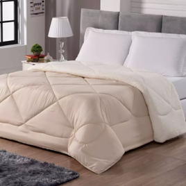 Coberdrom Sherpa Casal Queen Tipo Lã de Carneiro Dupla Face 2 em 1 na Leroy Merlin