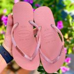 Chinelo Havaianas Slim Logo Metallic na Amazon