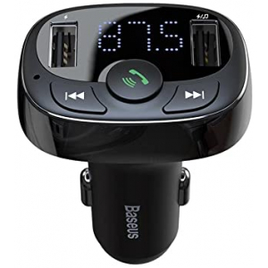 Transmissor FM Veicular Bluetooth 4,2 USB-C 3.4A - Baseus na Shopee