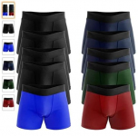 Kit 10 Cuecas Boxer Adulto Microfibra Confort na Amazon