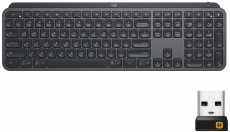 Teclado sem fio Logitech MX Keys com Iluminação Inteligente, USB Unifying ou Bluetooth para até 3 dispositivos, Recarregável na Amazon
