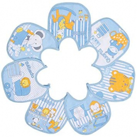Babador Semaninha Felpudo Plastificado Papi Textil Azul na Amazon