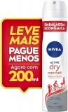 NIVEA, Desodorante Antitranspirante Aerosol Dry Comfort Promo 200Ml, Nivea na Amazon