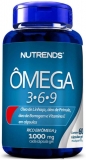 Ômega 3 6 9 (Prímula, linhaça e borragem) 1450mg 60 cápsulas, Nutrends na Amazon