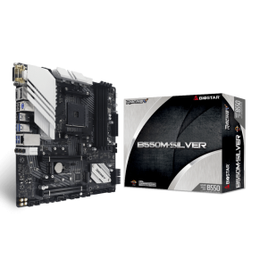Placa Mãe Biostar B550M-SILVER Chipset B550 AMD AM4 mATX DDR4 na Terabyte Shop