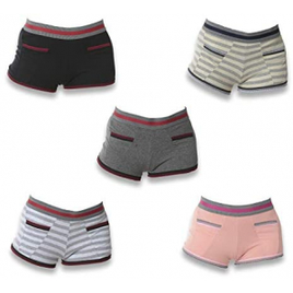 Kit com 5 Calcinha Short Algodão Penteado Mauí na Amazon