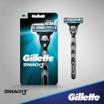 Aparelho de Barbear, Gillette Mach3, Branco/Negro, 1 unidade (aparelho + cartucho ) na Amazon