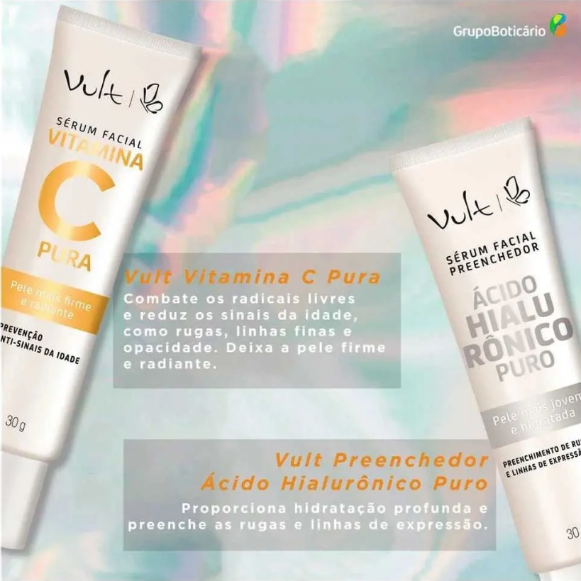 Kit Vult Vitamina C + Ácido Hialurônico na Americanas