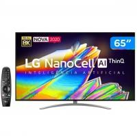 Smart TV LG 65" 8K IPS NanoCell 65NANO96 HDR Inteligência Artificial ThinQAI Google Alexa na Fastshop