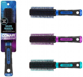 Conair® Escova de cabelo redonda média profissional com cerdas de nylon e cabo emborrachado (as cores e embalagens variam), 1 unidade na Amazon
