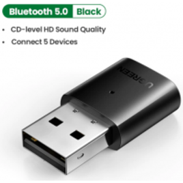 Transmissor e Receptor de Áudio Bluetooth V5.0 - Ugreen na Aliexpress