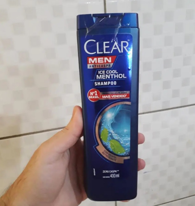 Shampoo Anticaspa Clear Men Ice Cool Menthol 400ml, Clear, 400 Ml na Amazon