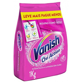 10 Unidades - Tira Manchas Vanish Oxi Action Multi Power em Pó - Refil 1Kg na Amazon