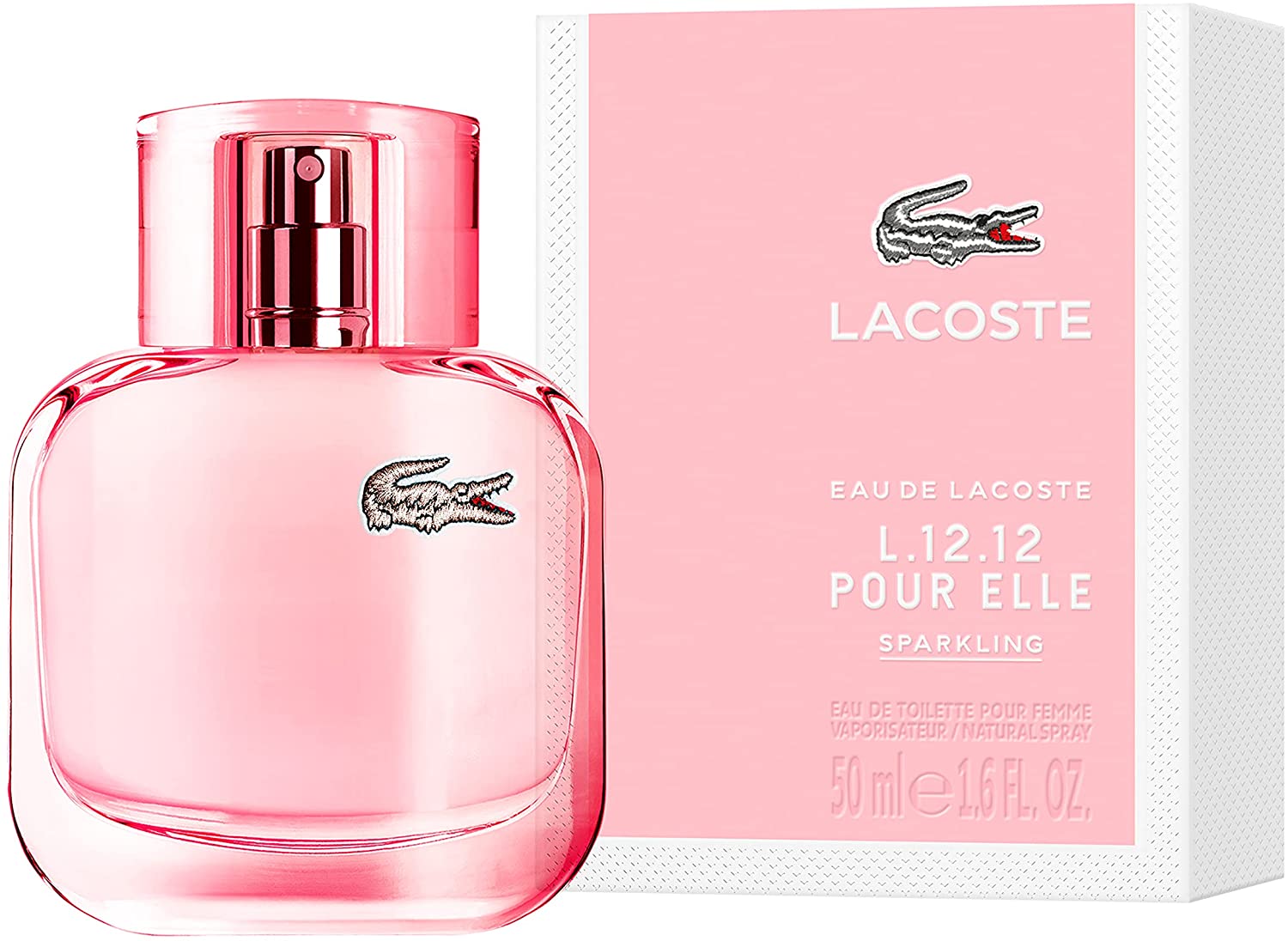 Perfume Lacoste L.12.12 Sparkling EDT Feminino – 50ml na Amazon