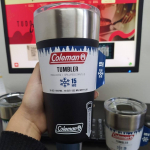 Copo de aço inoxidável isolado da Coleman Brew na Amazon