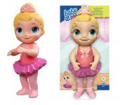 Boneca Baby Alive Doce Bailarina Loira 26,5 cm, com Acessórios de Balé – Hasbro na Amazon