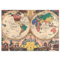 Quebra-cabeça 1000 Peças - O Novo Mapa Do Mundo - 1928 na Amazon