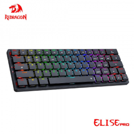 Teclado Mecânico sem Fio Redragon Elise Pro K624p RGB na Aliexpress