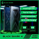 IN STOCK Black Shark 4 5g gaming phone versão global celular nfc snapdragon 870 magnético pop-up gatilhos 144hz 67w celular na Aliexpress