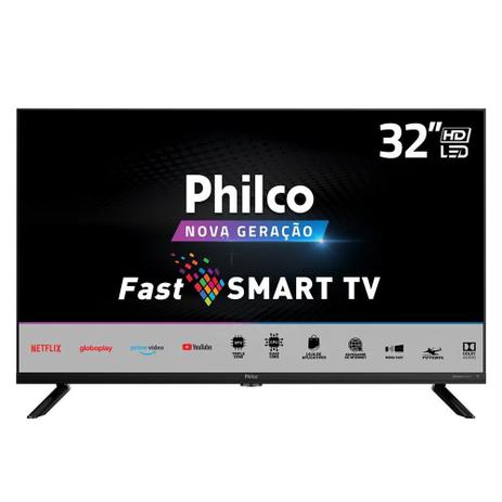 Smart TV 32″ Philco LED HD 2 HDMI 1 USB PTV32G70SBL na Magazine Luiza