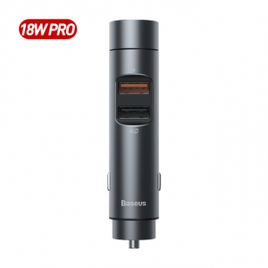 Transmissor Modulador FM Para Carro Baseus Carregador 18W Pro Bluetooth 5.0 na Aliexpress
