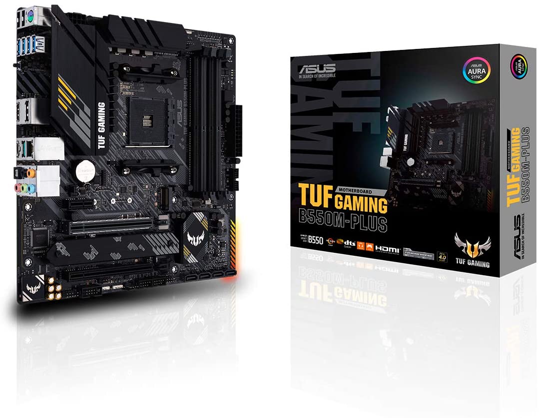 Placa Mãe Asus TUF GAMING B550M-PLUS AMD AM4 DDR4 mATX na Amazon