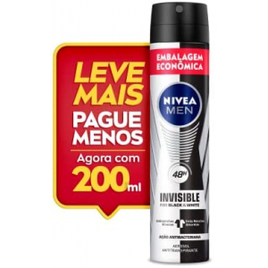 10 Unidades Desodorante Antitranspirante Aerosol Invisible Black & White - 200ml na Amazon