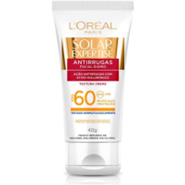 Protetor Solar Facial L'Oréal Paris Solar Expertise Antirrugas FPS 60 - 40g na Amazon