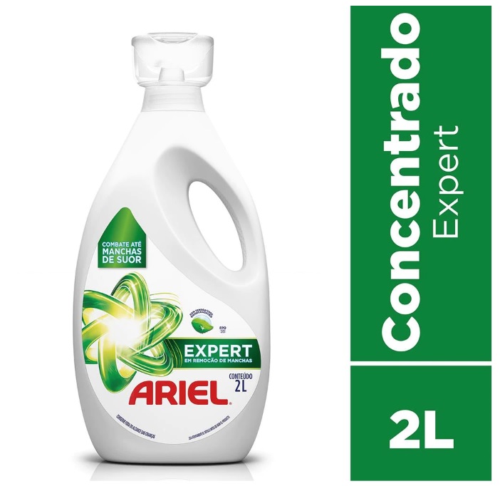 Sabão Líquido Ariel Concentrado Expert – 2L na Ponto