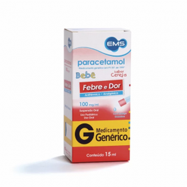 Paracetamol Bebê 100mg/Ml 15ml + Seringa Ems Genérico na Panvel Farmácias