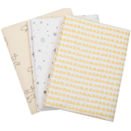 Cueiro Flanelado Papi Compose Estampado 80Cm X 50Cm Contem 03 Un Papi Textil Amarelo 80x50 na Amazon