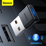 Baseus usb bluetooth adaptador bluetooth 5.1 5.0 música receptor de áudio transmissor para pc falante portátil mouse sem fio usb transmissor na Aliexpress