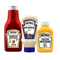 Burguer Kit Heinz Ketchup Tradicional 1kg + Maionese 390g + na Casas Bahia