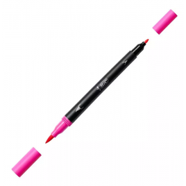 Caneta Bic Hidrográfica Dual Tip Intensity Rosa na Shopee