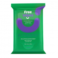 Lenços Umedecidos Antissépticos Free Wipes, Freeco na Amazon