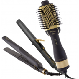 Kit Philco Beauty Black Tourmaline Íon Bivolt Preto Bivolt - PKT3200 na Droga Raia