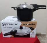 Panela de Pressão Fechamento Externo 4,5l Preto Maximum Panelux na Amazon