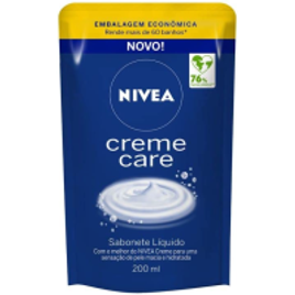 4 Unidades NIVEA Sabonete Líquido Refil Creme Care 200ml na Amazon
