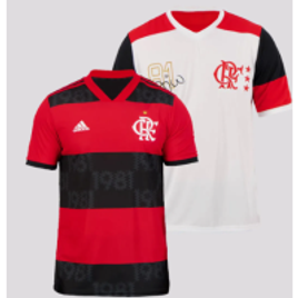 Kit de 2 Camisas Flamengo I 2021 + Torcedor Retrô na FutFanatics